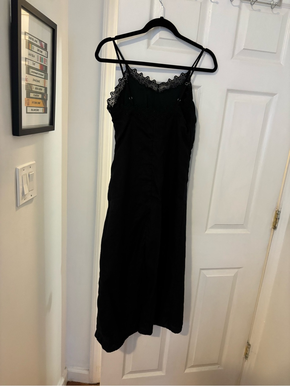 J. Crew Black Lace-Trim Linen Dress - Picture 5 of 5